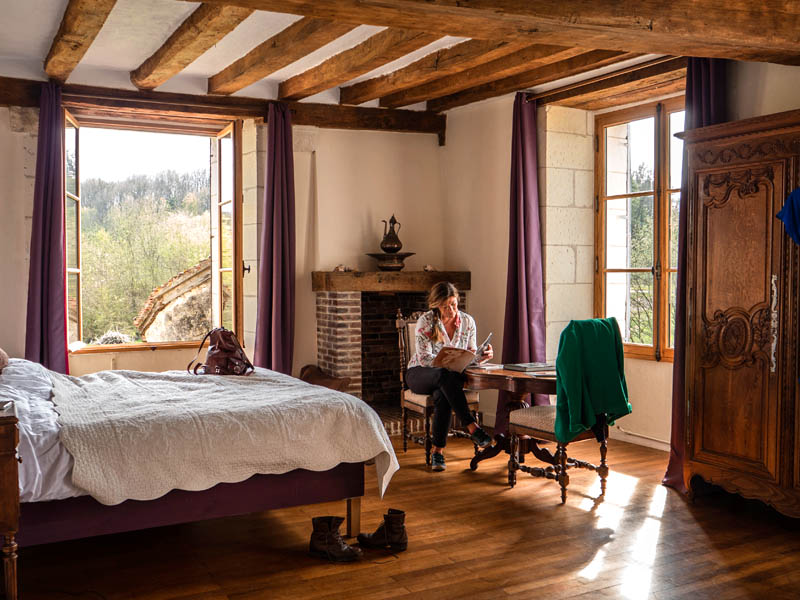 Chambre Pastorale – Château de la Corroirie
